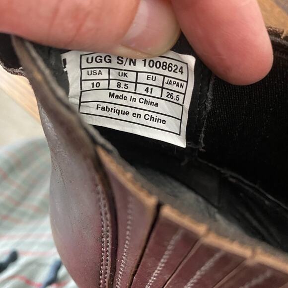 UGG Australia Poppy Boots Size 10 - Picture 9 of 9